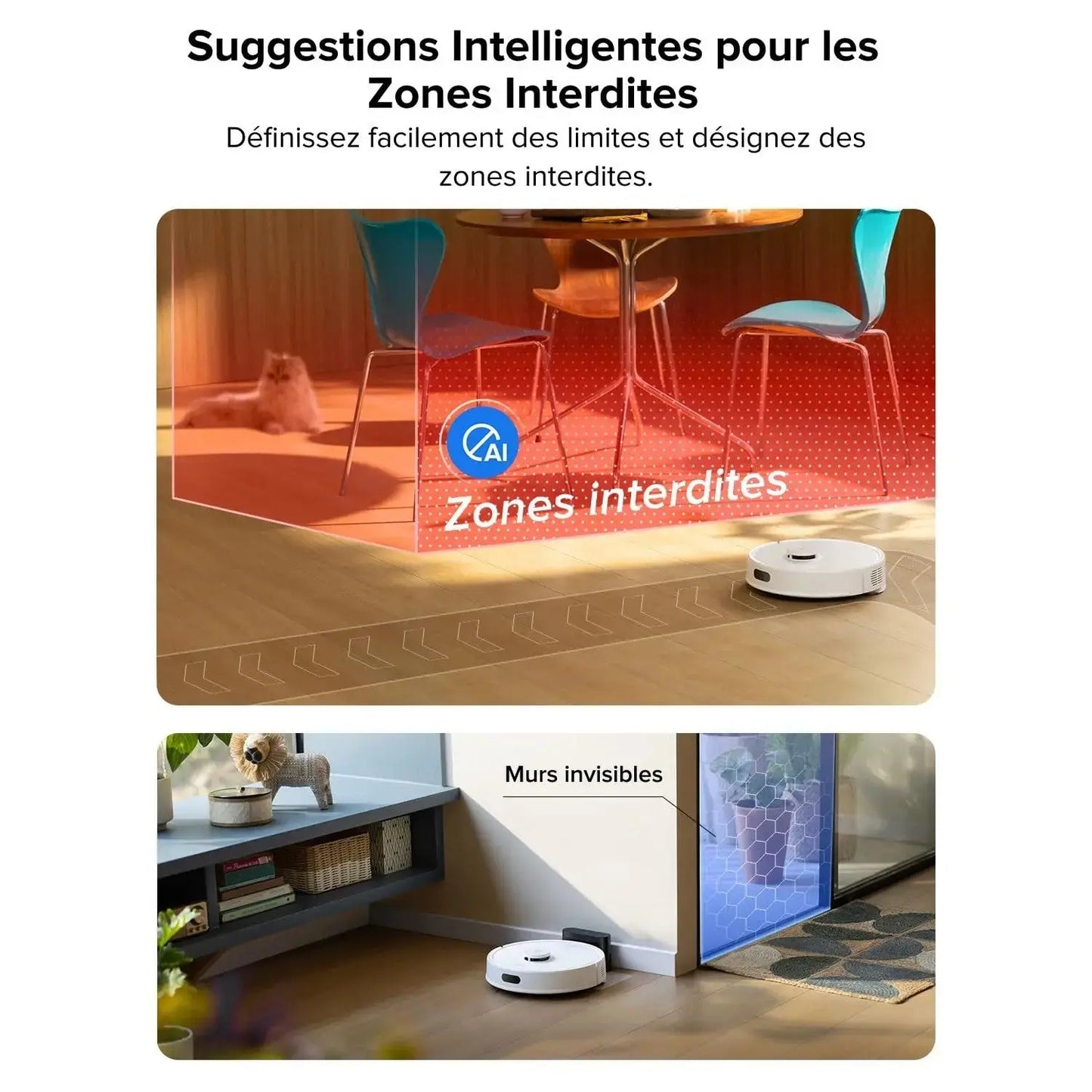 Roborock Q7 L5 – Robot aspirateur 8000 Pa, navigation LiDAR précise, double système anti-enchevêtrement, zones interdites intelligentes, cartographie multi-niveaux, recharge automatique, compatible App/Alexa - Cpourtoi.Net