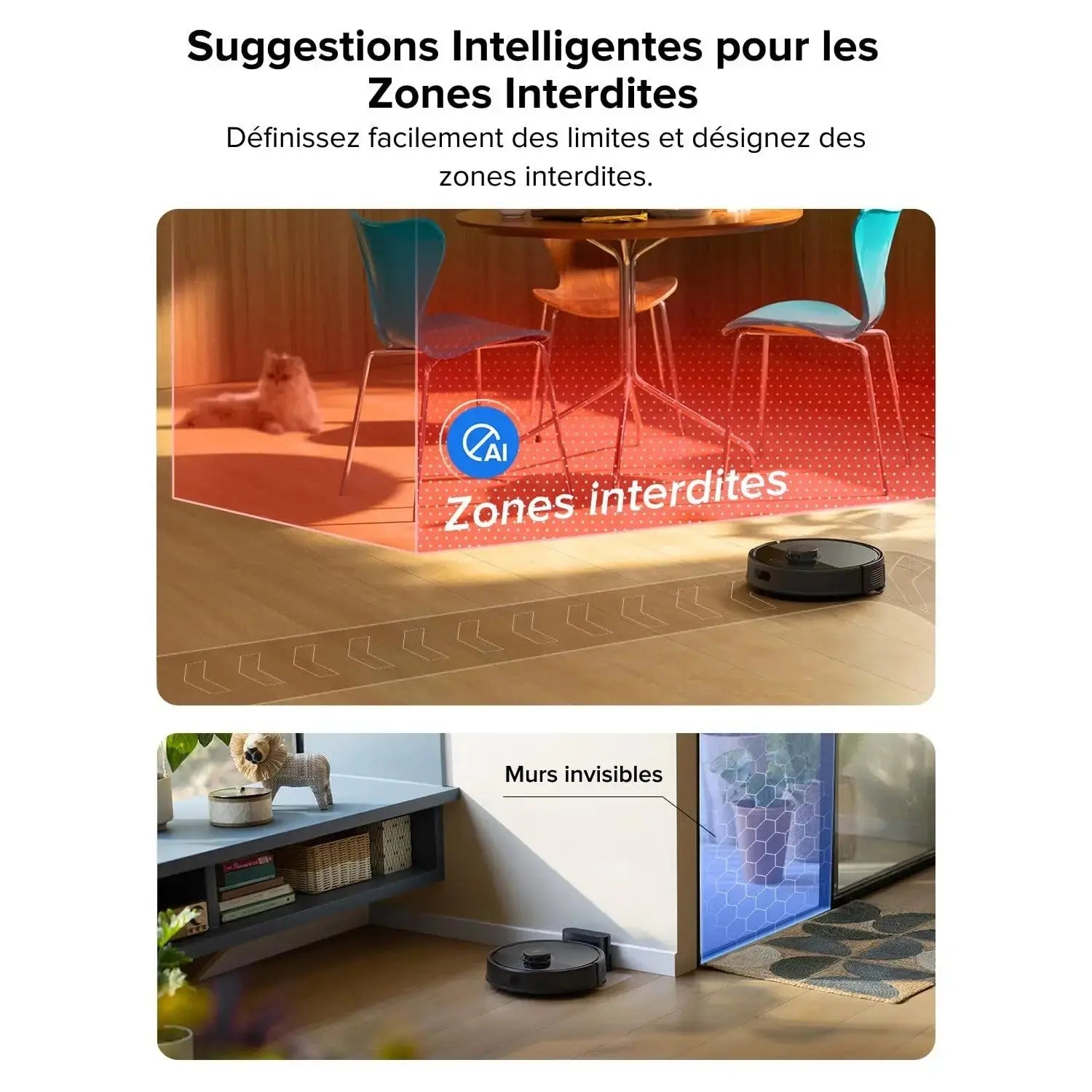 Roborock Q7 L5 – Robot aspirateur 8000 Pa, navigation LiDAR précise, double système anti-enchevêtrement, zones interdites intelligentes, cartographie multi-niveaux, recharge automatique, compatible App/Alexa - Cpourtoi.Net