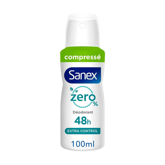 DÉODORANT SANEX COMPRESSÉ 48H - Protection Douceur sans alcool, format compact 100 ml pour peaux sensibles. Idéal pour hygiène quotidienne.