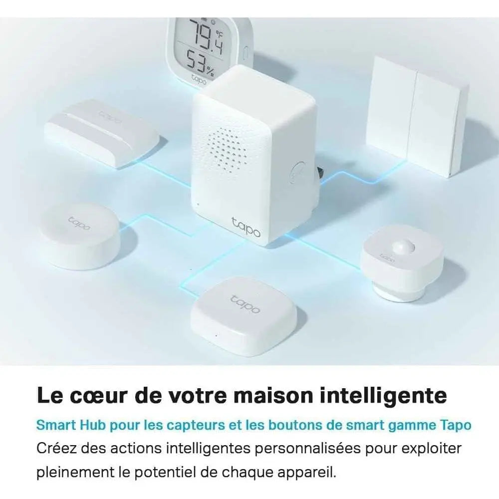TP Link Tapo H100 Smart Hub – Maison Connectée et Confort au Quotidien - Cpourtoi.Net