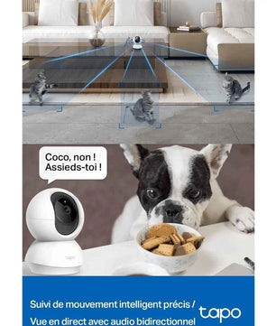 Tapo C210 - Caméra Surveillance WiFi Intérieure | Vision Nocturne et Sécurité - Cpourtoi.Net