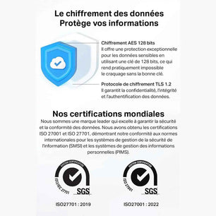 Tapo 2K(3MP) Caméra Surveillance Wifi Intérieure 360° C210