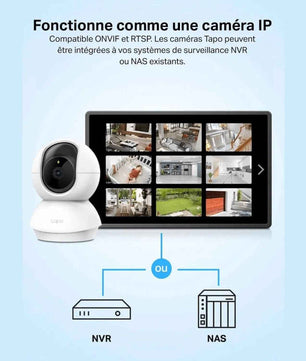 Tapo C210 - Caméra Surveillance WiFi Intérieure | Vision Nocturne et Sécurité - Cpourtoi.Net
