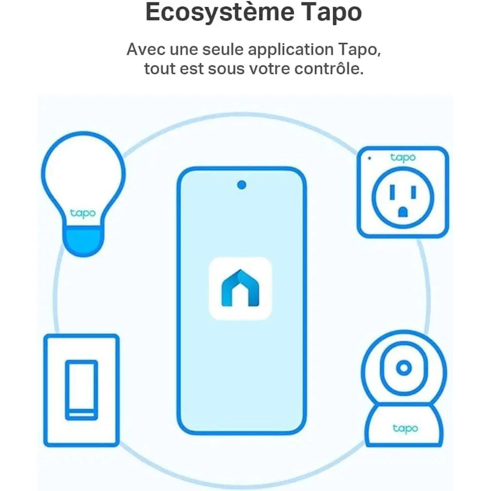 Tapo Ampoule Connectée WiFi, Ampoule LED E27 Multicolore 2500K-6500K, Dimmable 8.7 W 806Lm, Compatible avec Alexa et Google Home, Commande Vocale, Economie d'énergie, L530E(4-pack) Cpourtoi.Net