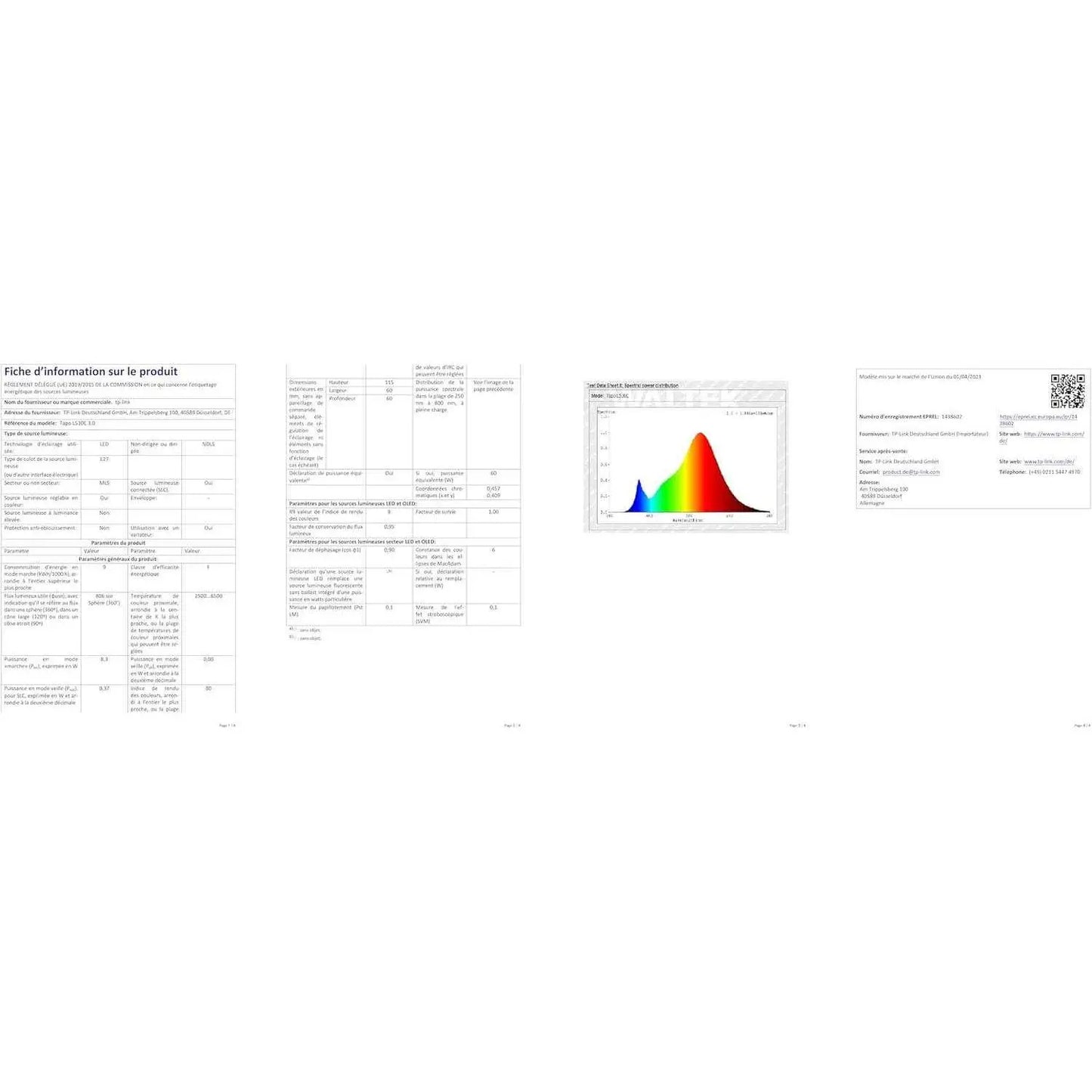 Tapo Ampoule LED Connectée L530E - Ambiance Colorée, Contrôle Vocal - Cpourtoi.Net