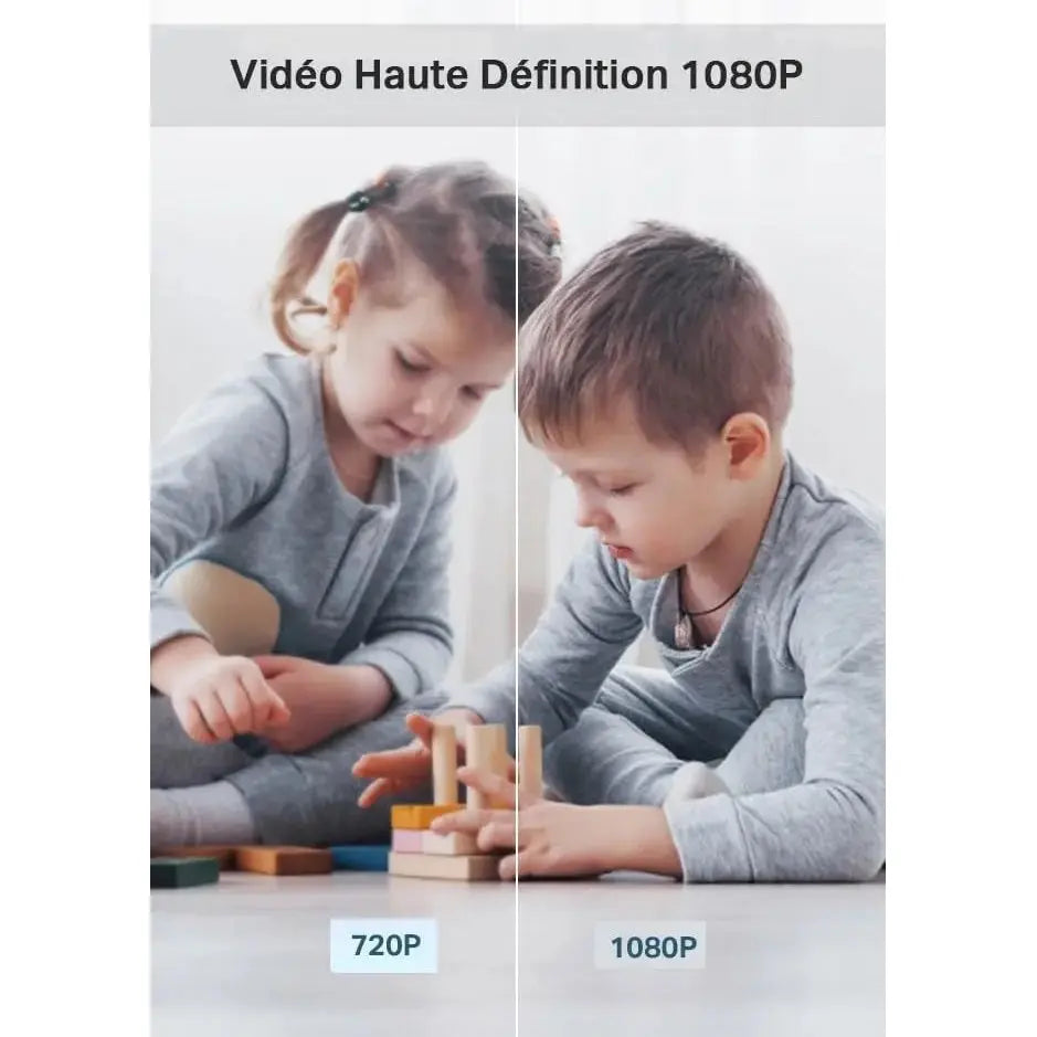 Tapo C200C 360° 1080P Indoor WiFi Surveillance Camera Night Vision Real Time Notifications Person Detection Motion Tracking Remote Control Compatible with Alexa Cpourtoi.Net