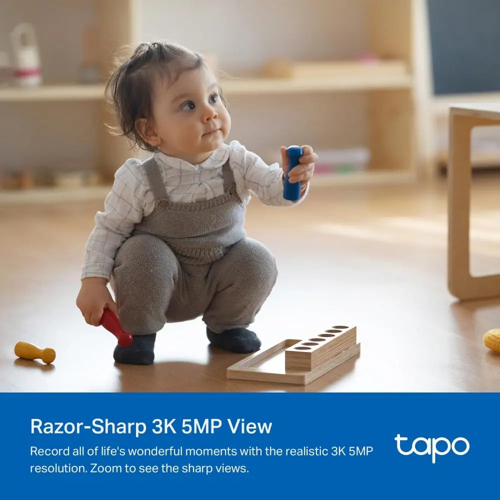 Tapo C220 2.5K Caméra de Surveillance WiFi intérieure 360° avec Détection Humaine AI - Cpourtoi.Net