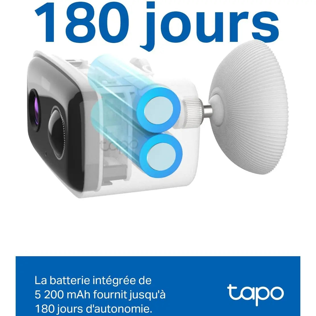 Tapo C410 2K (3MP) Caméra de Surveillance WiFi Extérieure sans Fil Solaire - Cpourtoi.Net