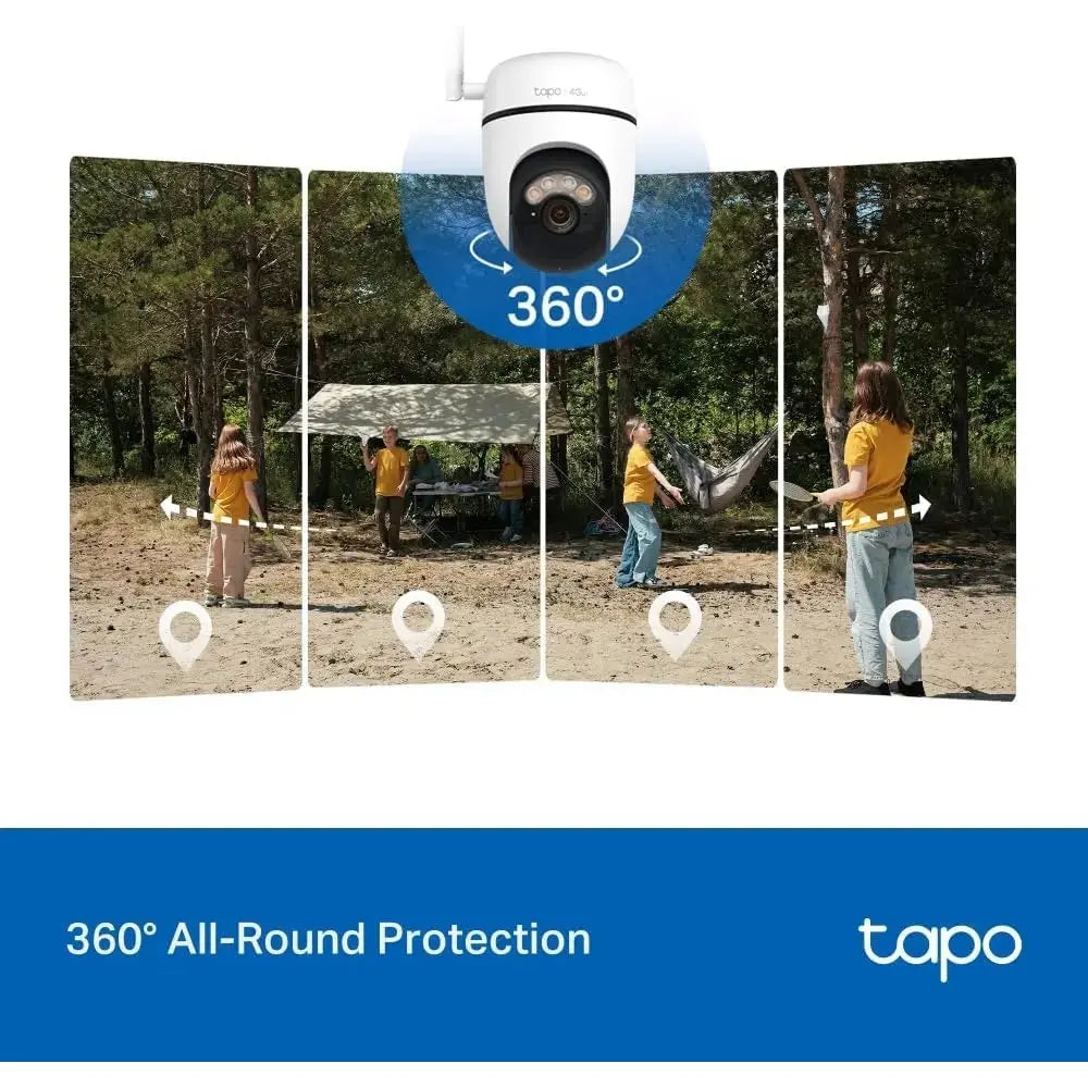 Tapo C615G KIT 2K 3MP Wireless Solar Security Camera 4G Security Camera with SIM Slot, Color Night Vision, Outdoor Camera with AI Detection, IP65, No Hub, Alexa, GoogleHome, No Cpourtoi.Net