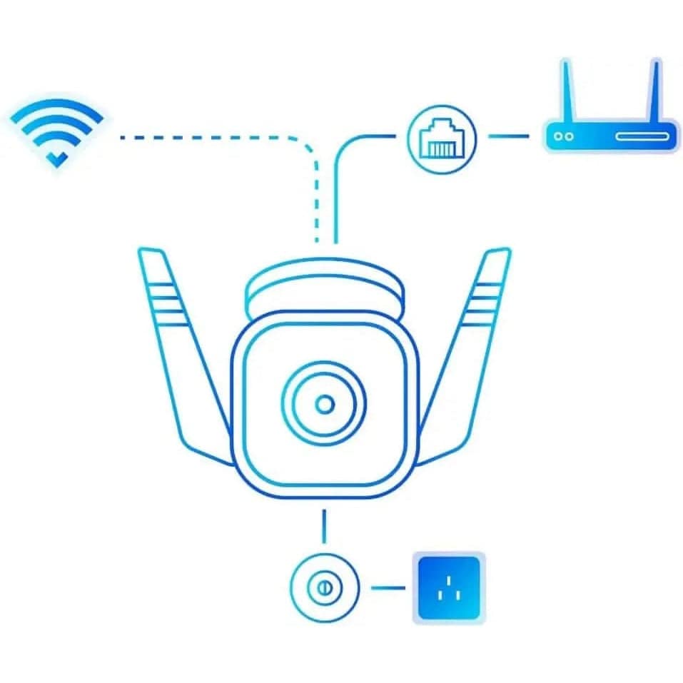 Tapo Caméra Surveillance Wifi Extérieur TAPO C310, 2K(3MP), Étanche IP66, Vision Nocturne, Détection De Personne Et Alarme Sonore - Cpourtoi
