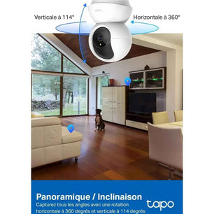 Tapo Caméra  Pack duo Surveillance Wifi Intérieure 2K(3MP) Tapo C210 - Cpourtoi.Net