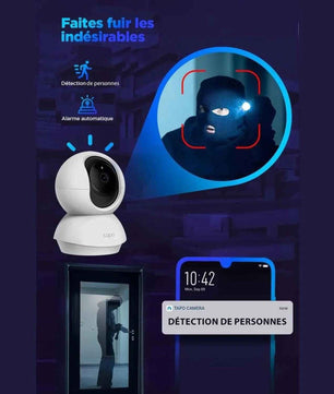 Tapo Caméra C210 - Pack Duo Caméra de Surveillance Wifi 2K | Sécurité Intérieure - Cpourtoi.Net