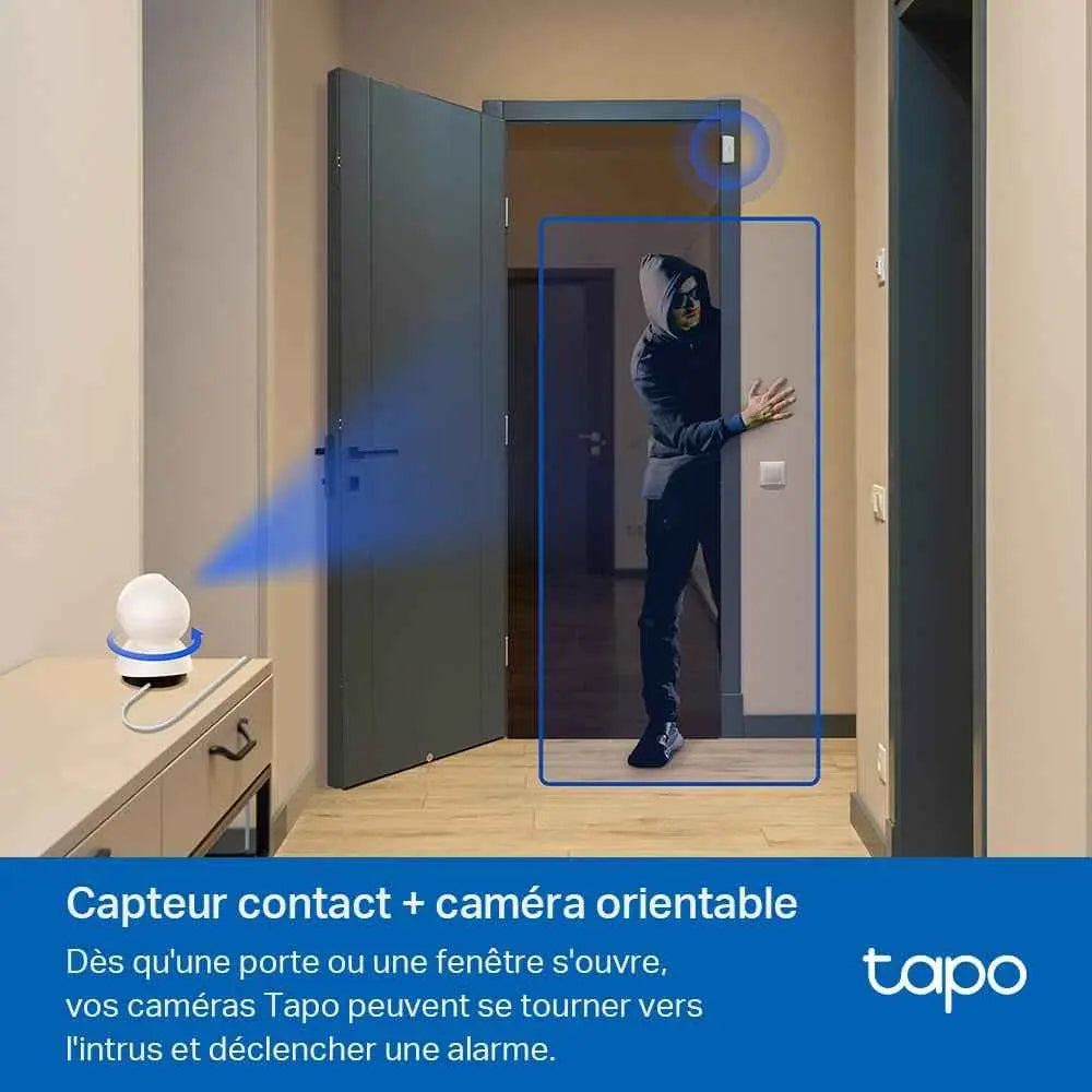 Tapo Kit Détecteur T30 Fenêtres et Portes - Sécurité et Confort - Cpourtoi.Net
