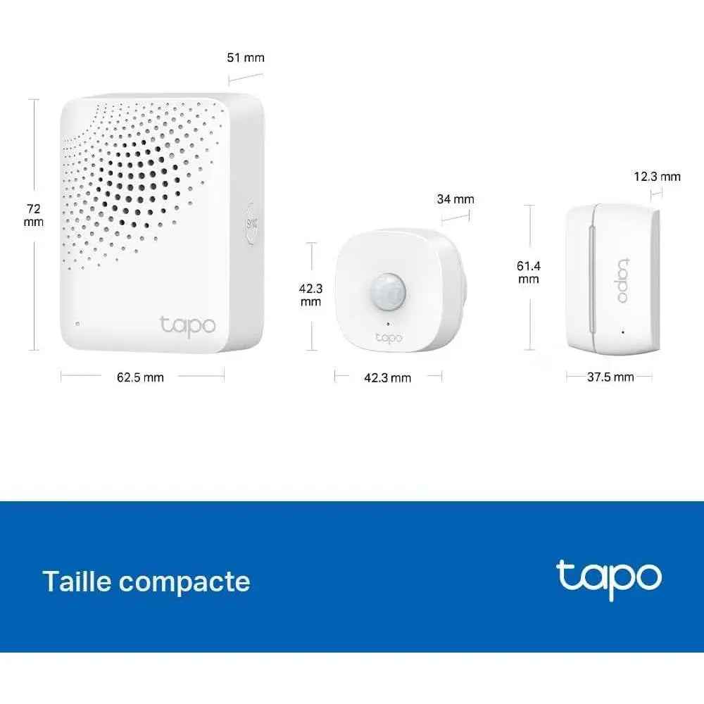 Tapo Kit Détecteur T30 Fenêtres et Portes - Sécurité et Confort - Cpourtoi.Net