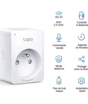 Tapo Pack 4 Prises Connectées WiFi - Contrôle Smart Home, Application Mobile et Assistant Vocal - Cpourtoi.Net