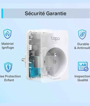 Tapo Pack 4 Prises Connectées WiFi - Contrôle Smart Home, Application Mobile et Assistant Vocal - Cpourtoi.Net