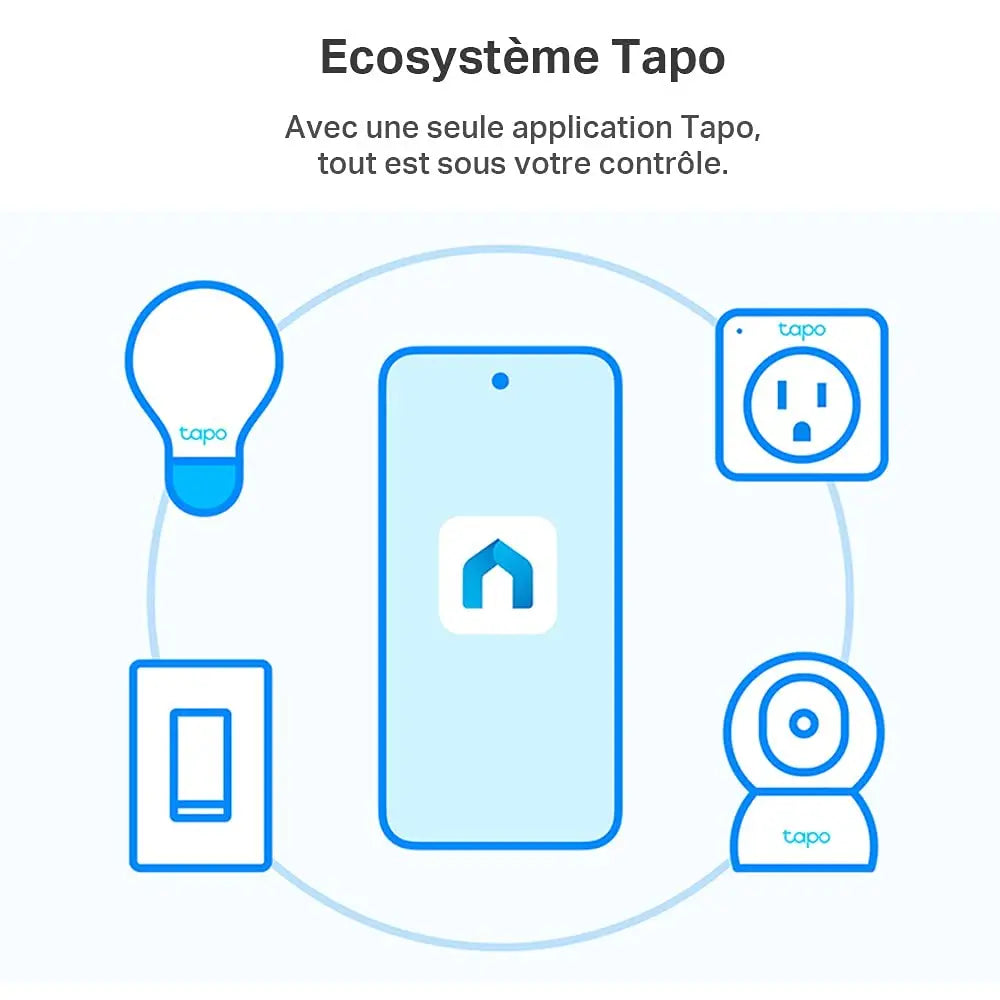 Tapo Prise WiFi P100 (Pack de 2) – Commande vocale & Économies d’énergie - Cpourtoi.Net