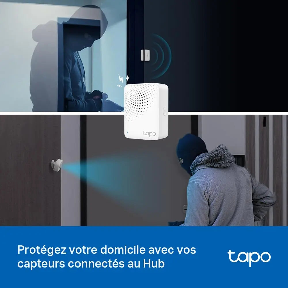 Tapo T100 Détecteur de Mouvement Intelligent, Détection à Large Portée, Allumage Automatique des Lumières, Compatible Alexa et Google Home, Batterie Longue Durée, Programmable, Hub requis - Cpourtoi.Net