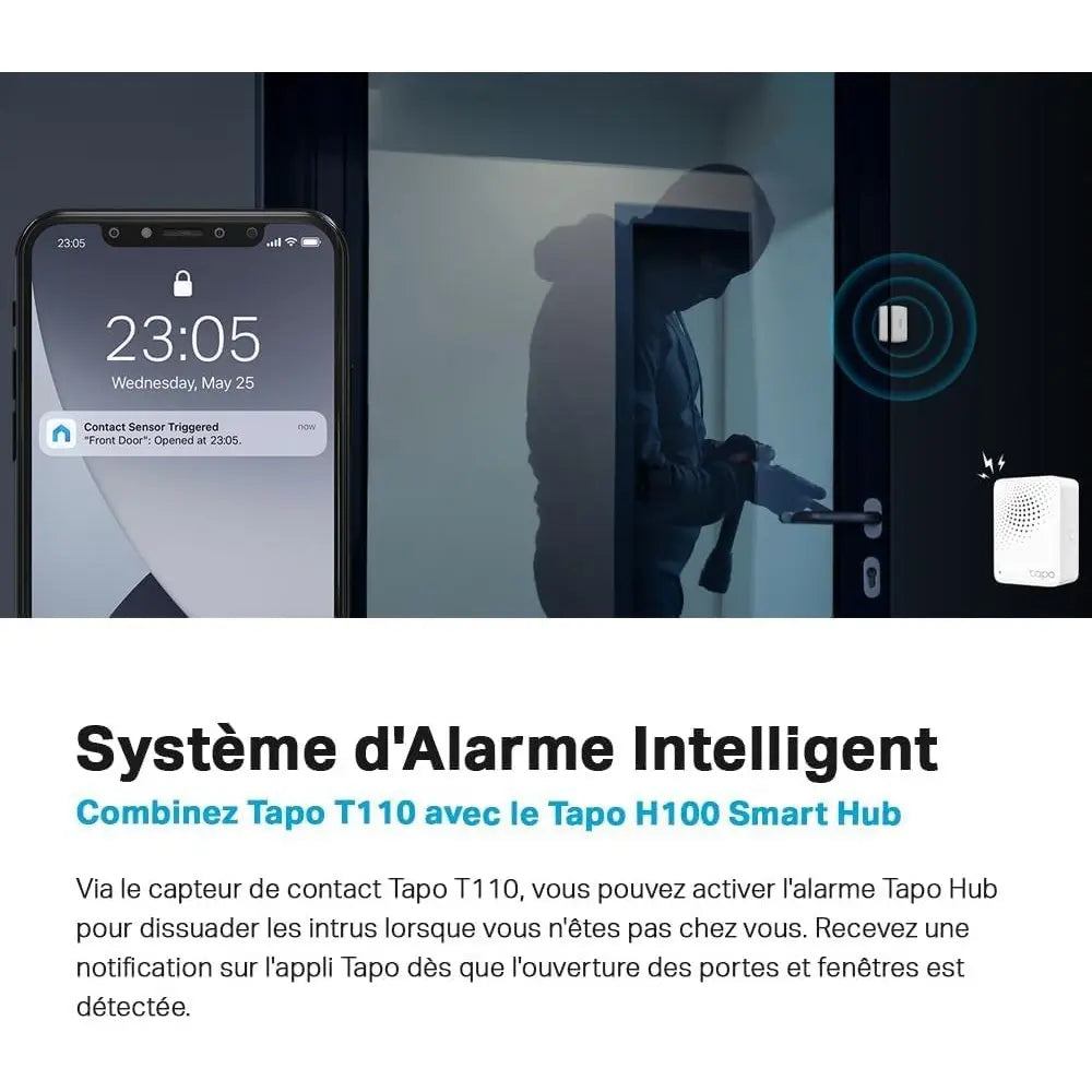 Tapo T110 Capteur Intelligent – Sécurité Connectée Instantanée - Cpourtoi.Net