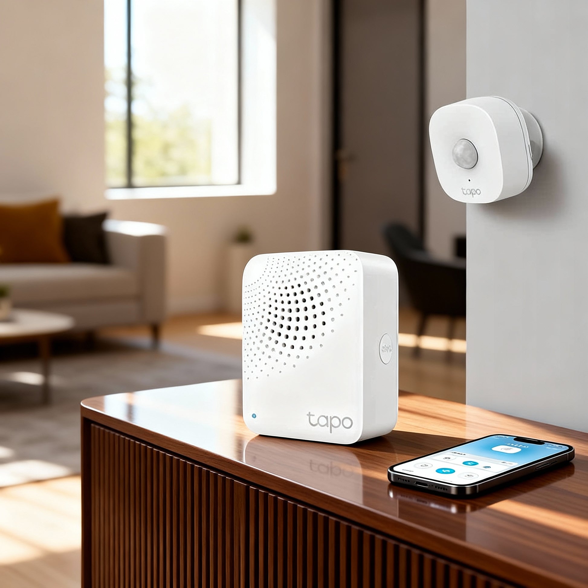 Tapo Détecteur T100 - Sécurité et Alertes Instantanées