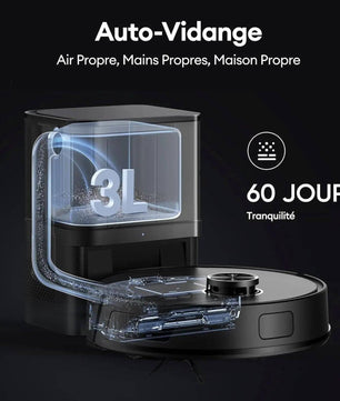Ultenic T10 Lite Robot Aspirateur Laveur | Auto-Vidage et Smart Vacuum - Cpourtoi.Net