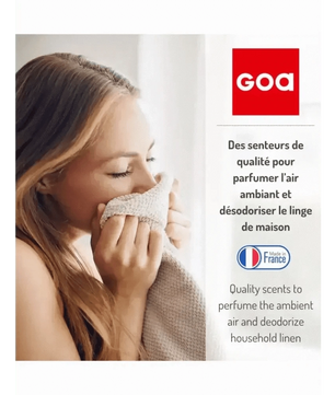 GOA Vaporisateur Lin Blanc 250ml - Parfum d'intérieur, linge frais - Cpourtoi.Net