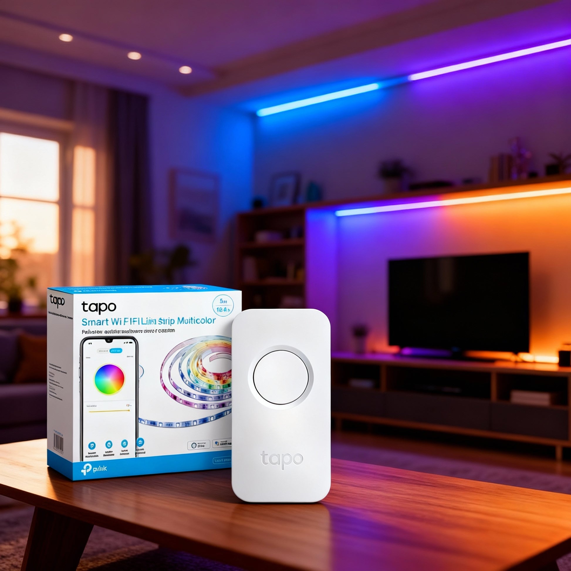 Tapo L920 Ruban LED 5m - Ambiance, Sans Fil, Couleurs 16M - Cpourtoi.Net