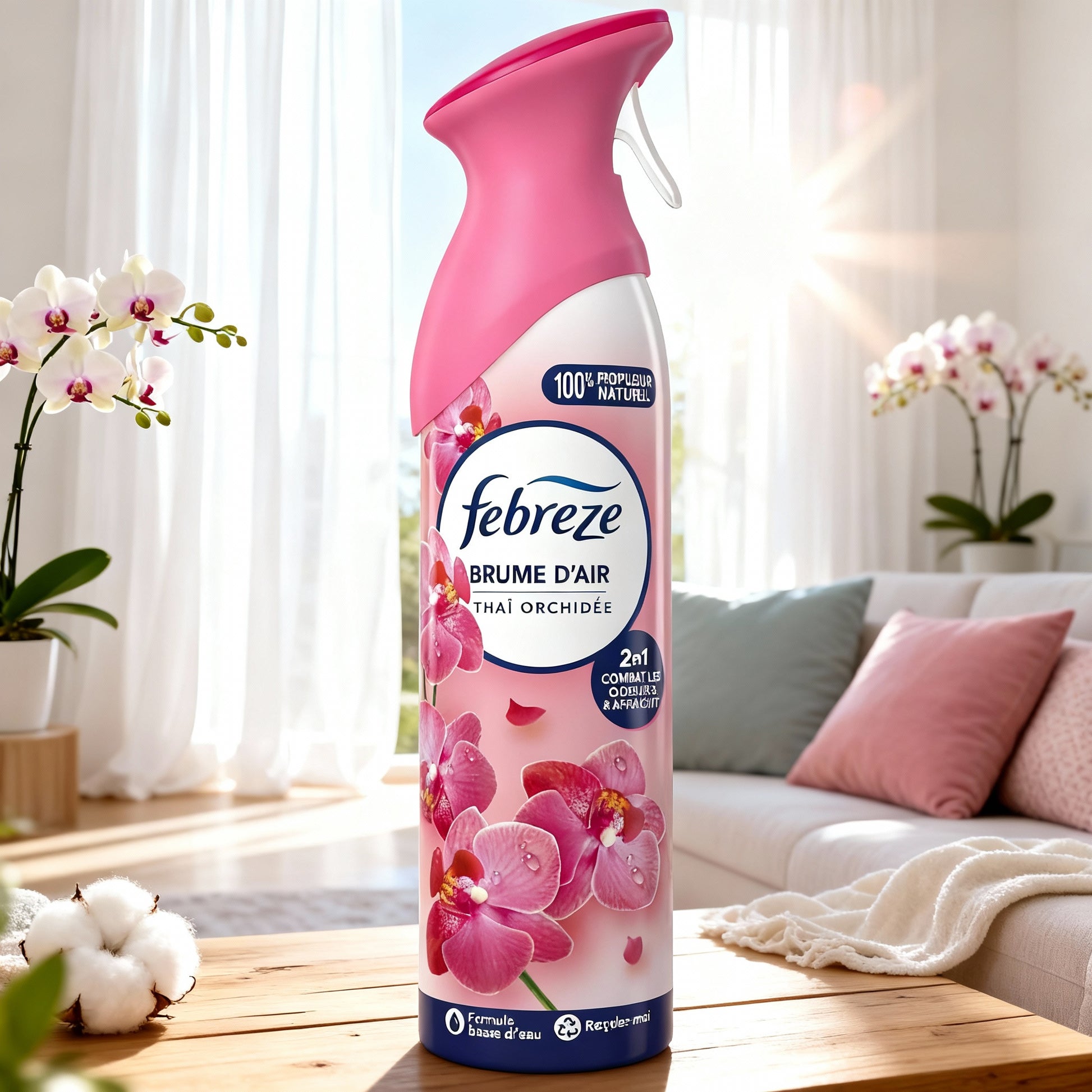 Febreze Brume D'Air Thaï Orchidée - Élimine Les Odeurs, Fraîcheur - Cpourtoi.Net