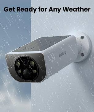 AOQEE Camera Solaire 2K - Camera de Surveillance Exterieure Sans Fil etanche - Cpourtoi.Net