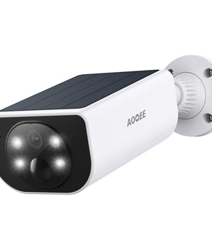 AOQEE Camera Solaire 2K - Camera de Surveillance Exterieure Sans Fil etanche - Cpourtoi.Net