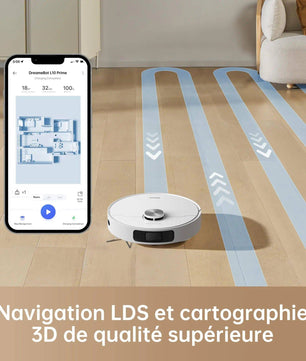 Dreame L10 Prime - Robot Aspirateur Laveur | Nettoyage Automatique et Intelligent - Cpourtoi.Net