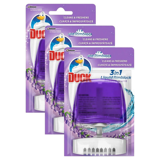 nettoyant wc duck active 3 en 1 pack de 3 lavande - Cpourtoi.Net