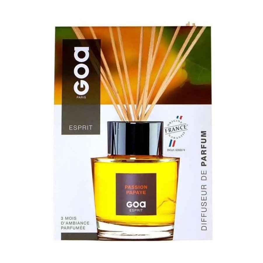 Goatier Esprit Passion Papaye - Diffuseur de Parfum à tiges de rotin Goa - 200ml