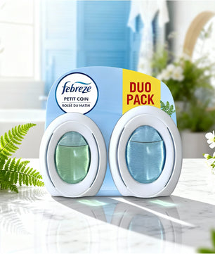 Febreze Petit Coin Rosée du Matin – Lot de 2 Désodorisants WC sans Électricité - Cpourtoi.Net