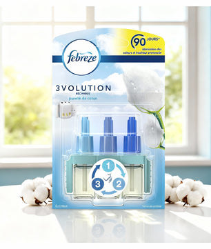 Recharge Febreze 3Volution Électrique Pureté de Coton 20 ml - Cpourtoi.Net