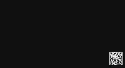 QR code on a black background, used for scanning to access additional product information.