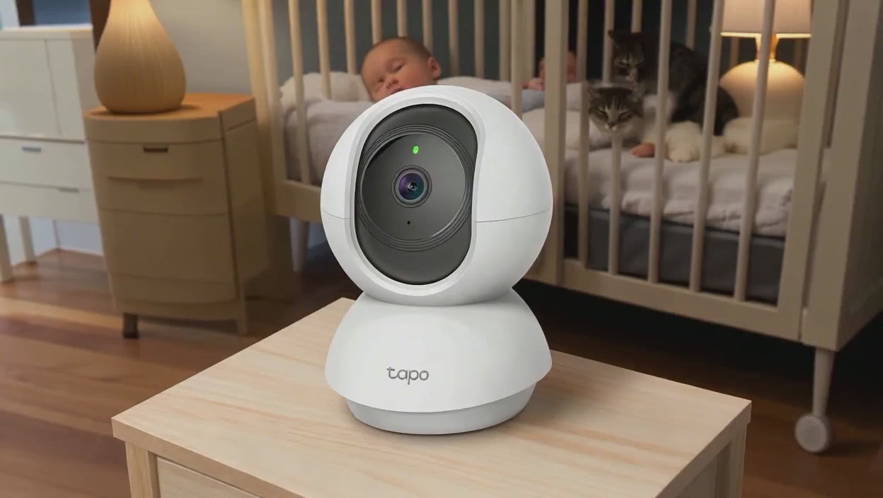 Tapo C200 Caméra 360 - Détection Personnes et Vision Nocturne