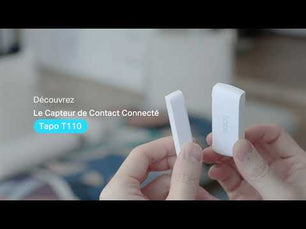Détecteur de Mouvement Intelligent Tapo T110 Pour Sécurité Des Fenêtres Et Portes Notification Instantanée Durée De Vie De La Batterie D'un An Tapo Hub Requis
