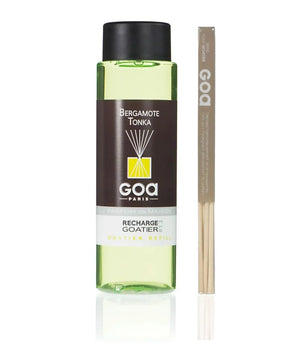 Goa Recharge Parfum Bergamote Tonka - Senteur Exquise & Ambiance Chaleureuse - Cpourtoi.Net