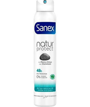 Deodorant Spray  Sanex Natur Protect 48H  à la pièrre d'alun et 0% d'alcool - Cpourtoi.Net