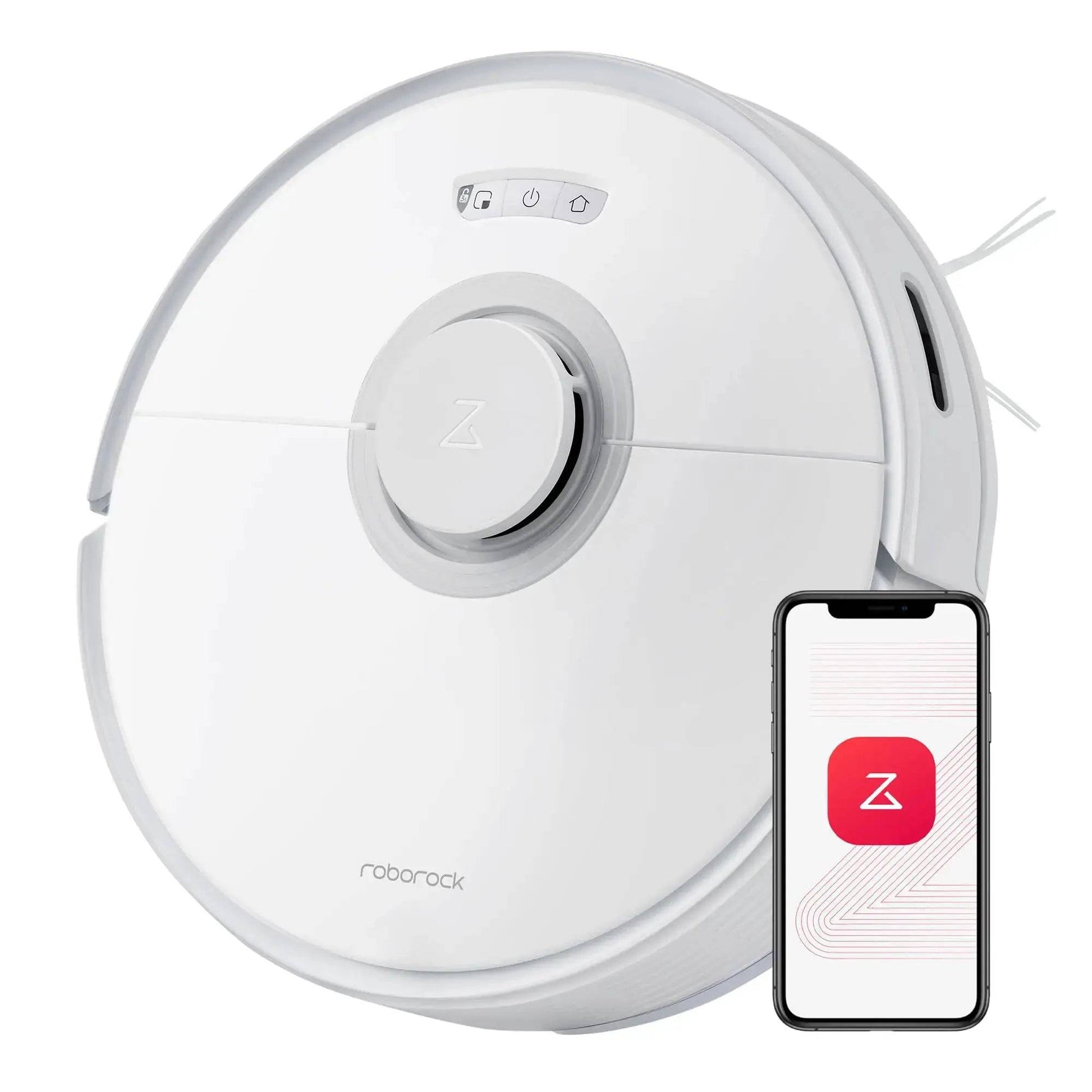 roborock Q7 Max Robot aspirateur Laveur 2 en 1, Aspiration de 4200Pa, Navigation PreciSense LiDAR, 3D Cartographie, 180min Durée, Zones Interdites, Routines Personnalisées, Contrôle APP/Alexa, Blanc Cpourtoi.Net