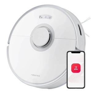 roborock Q7 Max Robot aspirateur Laveur 2 en 1, Aspiration de 4200Pa, Navigation PreciSense LiDAR, 3D Cartographie, 180min Durée, Zones Interdites, Routines Personnalisées, Contrôle APP/Alexa, Blanc Cpourtoi.Net