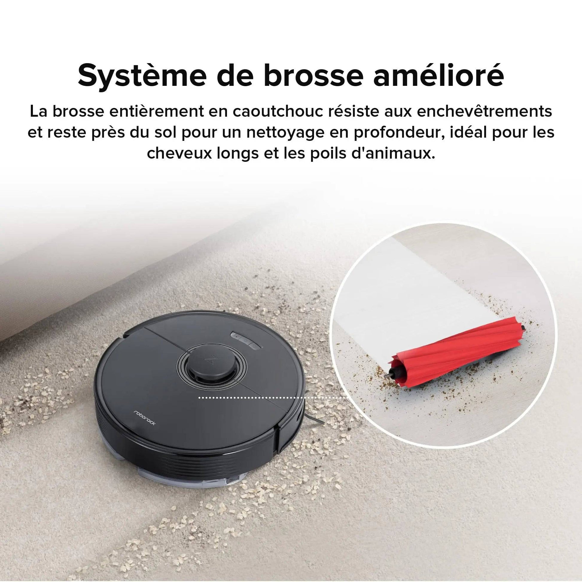 roborock Q7 Max Robot aspirateur Laveur 2 en 1, Aspiration de 4200Pa, Navigation PreciSense LiDAR, 3D Cartographie, 180min Durée, Zones Interdites, Routines Personnalisées, Contrôle APP/Alexa, Blanc Cpourtoi.Net