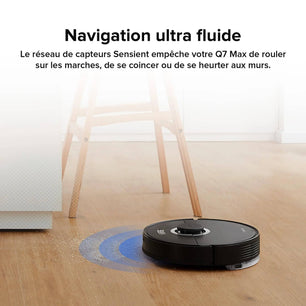 roborock Q7 Max Robot aspirateur Laveur 2 en 1, Aspiration de 4200Pa, Navigation PreciSense LiDAR, 3D Cartographie, 180min Durée, Zones Interdites, Routines Personnalisées, Contrôle APP/Alexa, Blanc Cpourtoi.Net