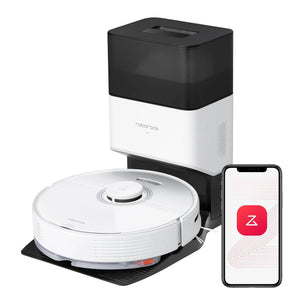 roborock Q7 Max+ Robot Aspirateur Laveur avec Station de Vidage Auto, 4200Pa Aspiration, Navigation PreciSense LiDAR, 3D Cartographie, Zones Interdites, Routines Personnalisées, Contrôle APP/Alexa Cpourtoi.Net