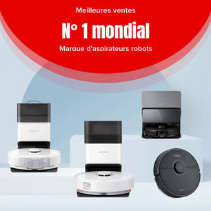 roborock Q7 Max+ Robot Aspirateur Laveur avec Station de Vidage Auto, 4200Pa Aspiration, Navigation PreciSense LiDAR, 3D Cartographie, Zones Interdites, Routines Personnalisées, Contrôle APP/Alexa Cpourtoi.Net