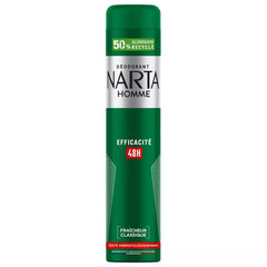 NARTA Homme Fraîcheur Classique - Déodorant Spray 48H | Déodorant Spray Fraîcheur Homme