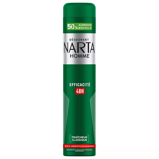 NARTA DEODORANT HOMME FRAICHEUR CLAISSIQUE  48 H