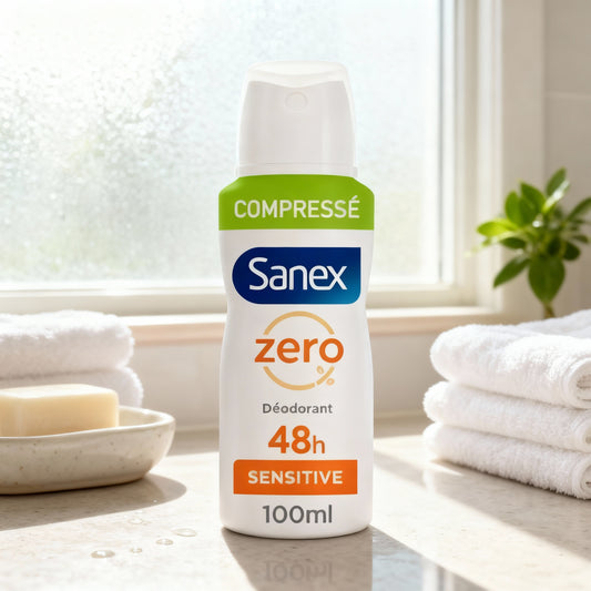 DÉODORANT SANEX COMPRESSÉ  SENSITIVE 48 H