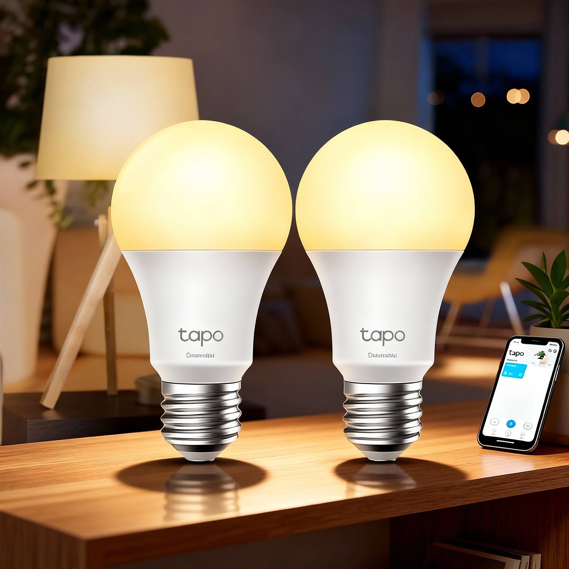 Tapo Ampoule WiFi L510E E27 - Contrôle App, Ambiance Chaude - Cpourtoi.Net